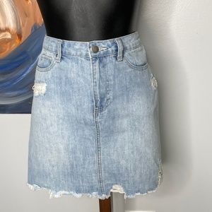 Velvet Heart Denim Mini Skirt Size 28